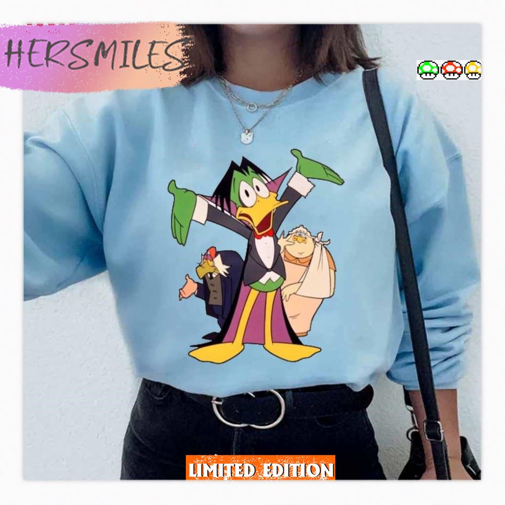 Duckula Cartoon Green Duck  Shirt