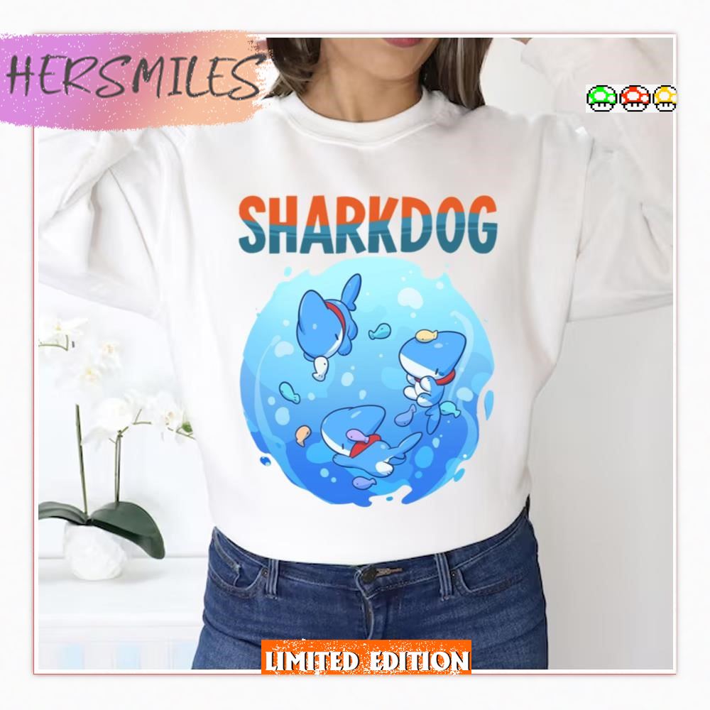 Fanny And Cute Sharkdog Sharkdog T-shirt