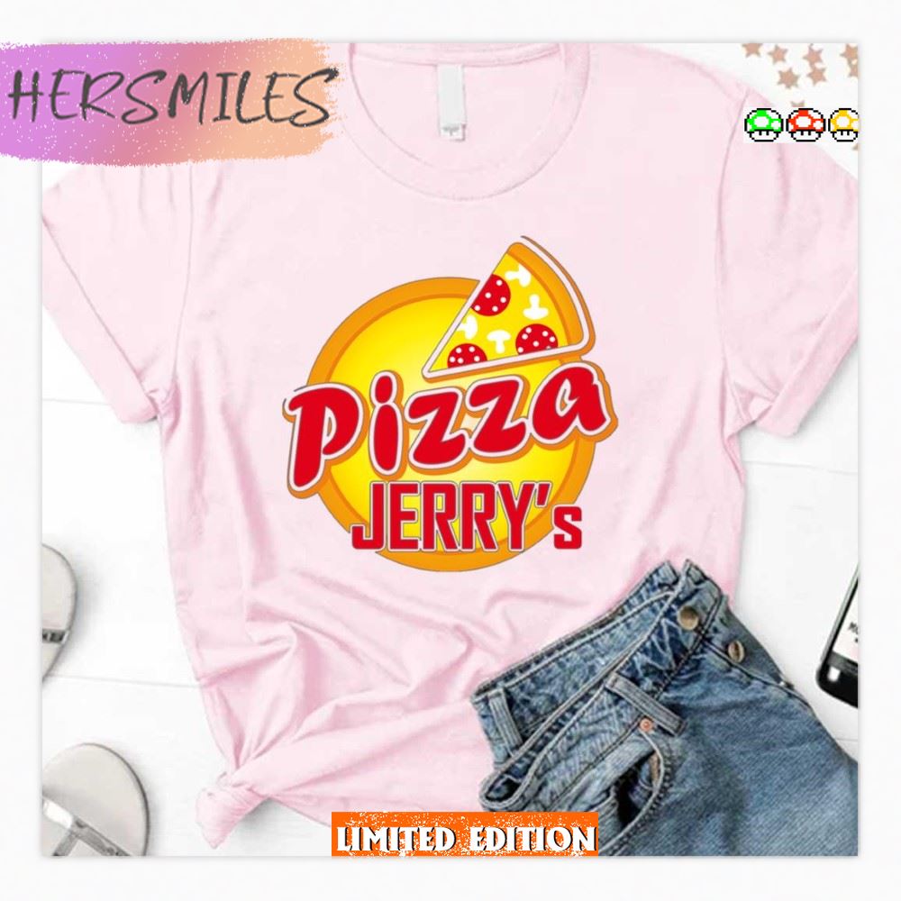 Fast Food Jerry’s Pizza New  T-shirt