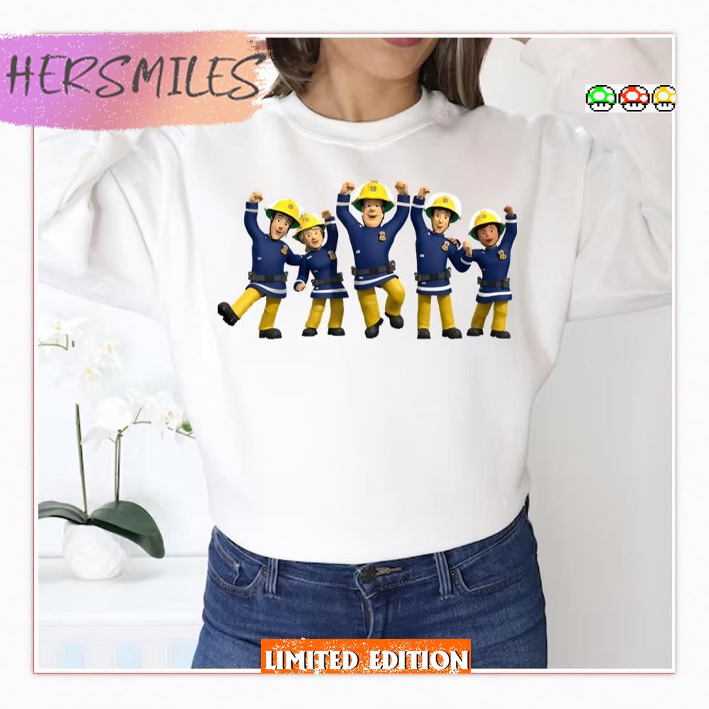 Firefighters From Fireman Sam  T-shirt