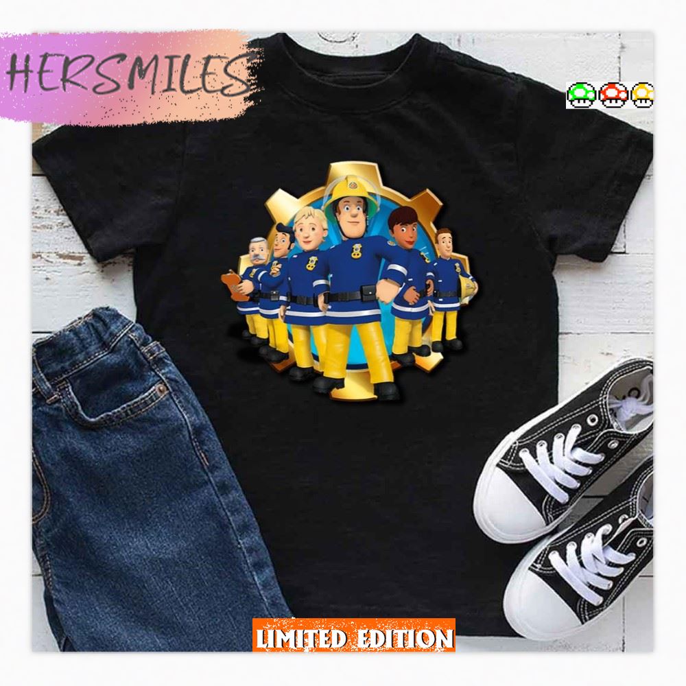 Fireman Sam And Confident Team T-shirt