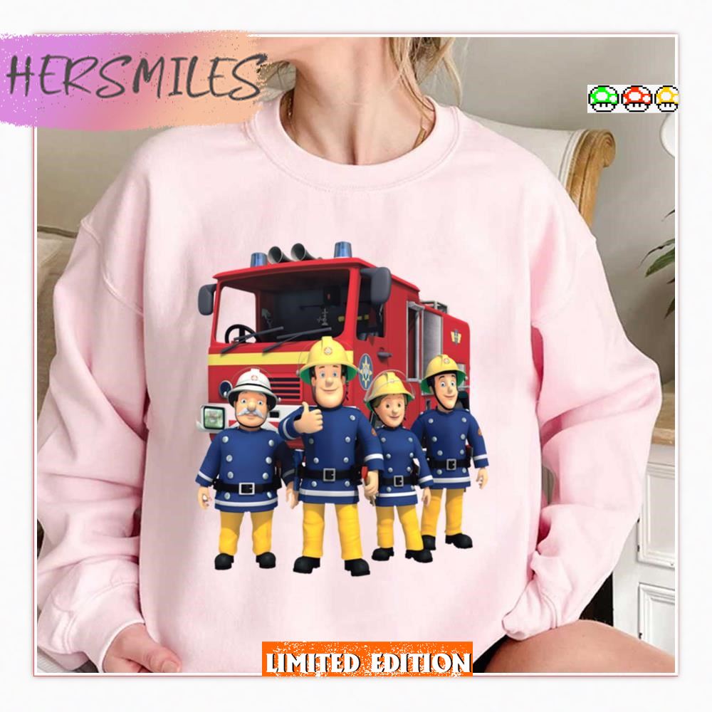 Fireman Sam And Friends  T-shirt