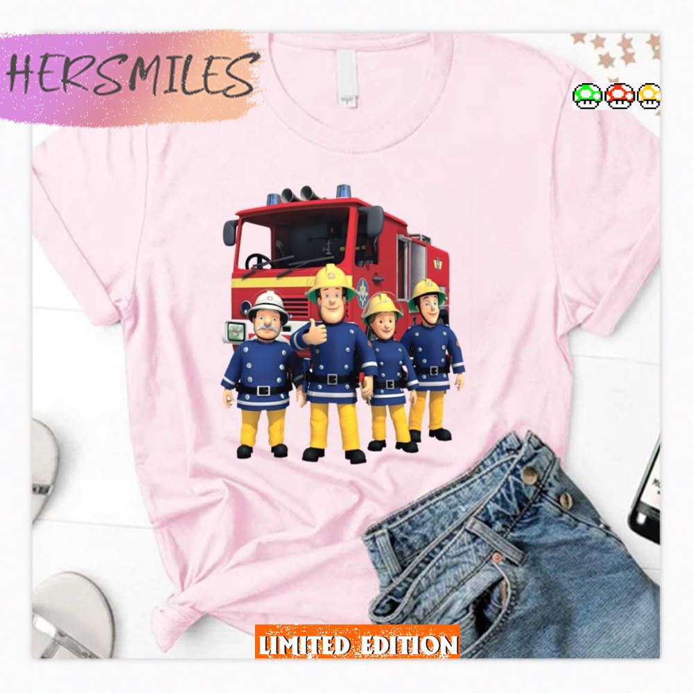 Fireman Sam And Friends  T-shirt