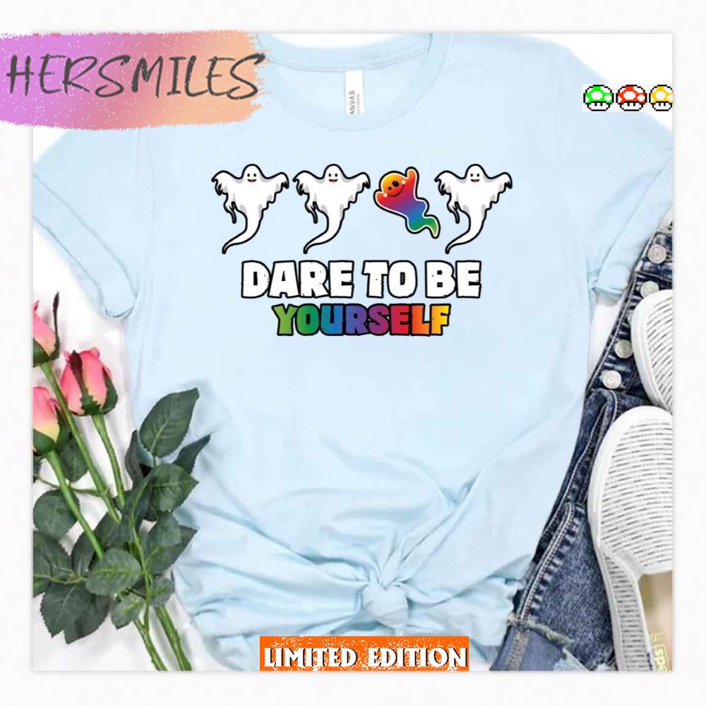 Halloween Lgbtq Gay Ghosts Rainbow Lgbt T-shirt