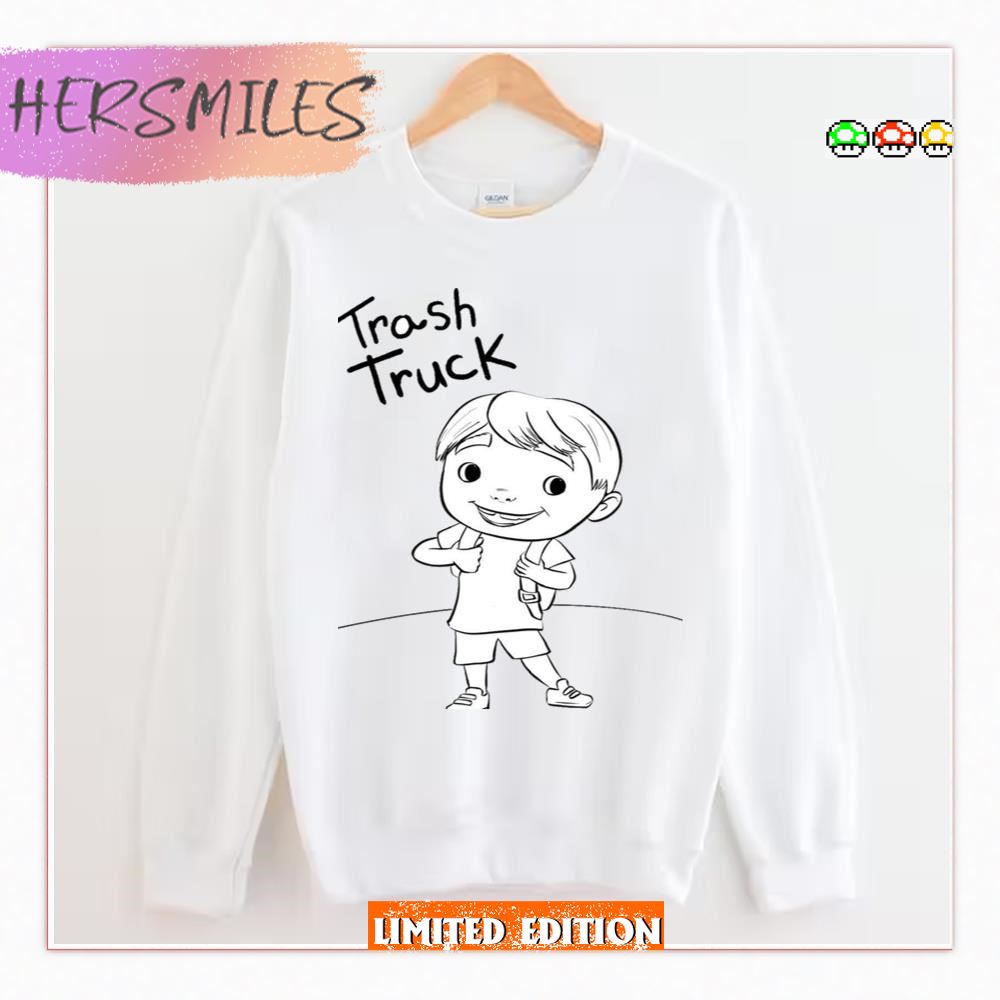 Hank The Boy In Hank And Trash Truck  T-shirt