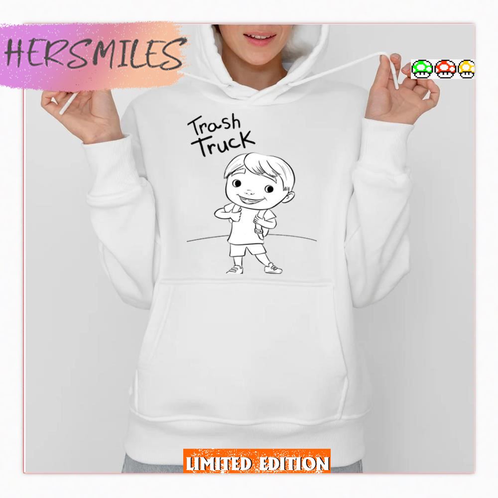 Hank The Boy In Hank And Trash Truck  T-shirt