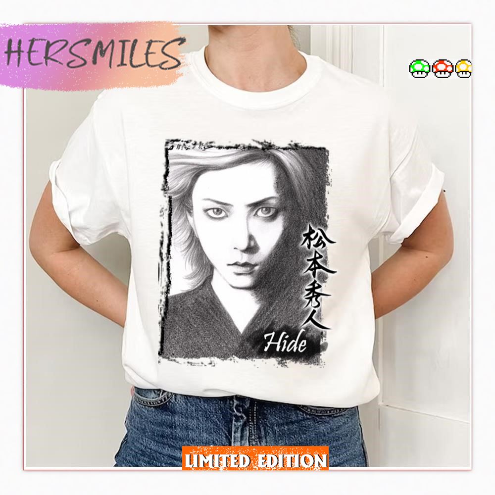 Hide Sketch Hide Xjapan Shirt Hide Sketch Hide Xjapan Shirt