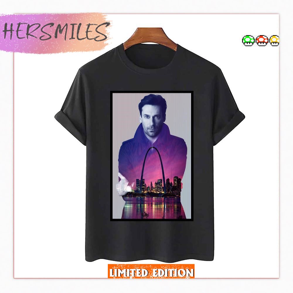 Jon Hamm City Art Mad Man T-shirt