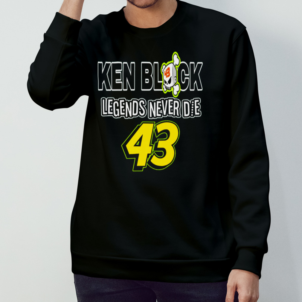 Legends Never Die Rip Ken Block #43 Graphic Shirt Legends Never Die Rip Ken Block #43 Graphic Shirt