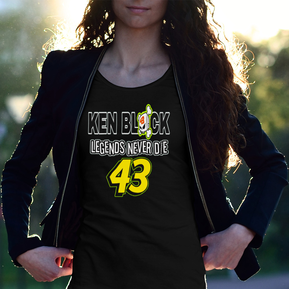 Legends Never Die Rip Ken Block #43 Graphic Shirt Legends Never Die Rip Ken Block #43 Graphic Shirt