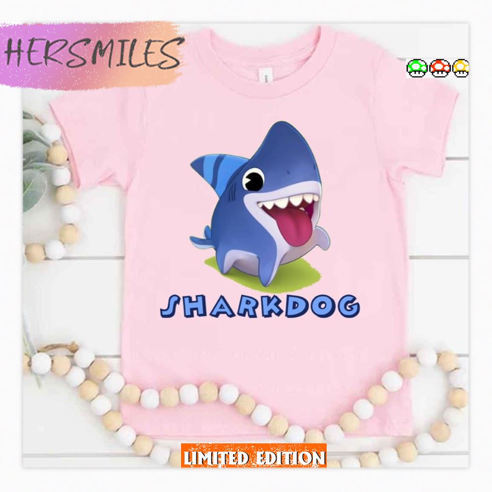 Little Sharkdog Baby Ver Cartoon Shirt