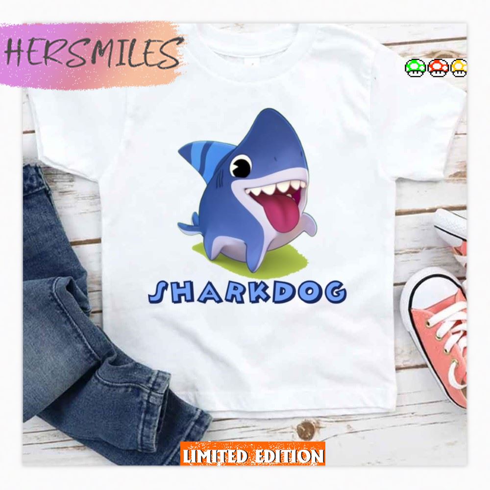 Little Sharkdog Baby Ver Cartoon Shirt Little Sharkdog Baby Ver Cartoon Shirt