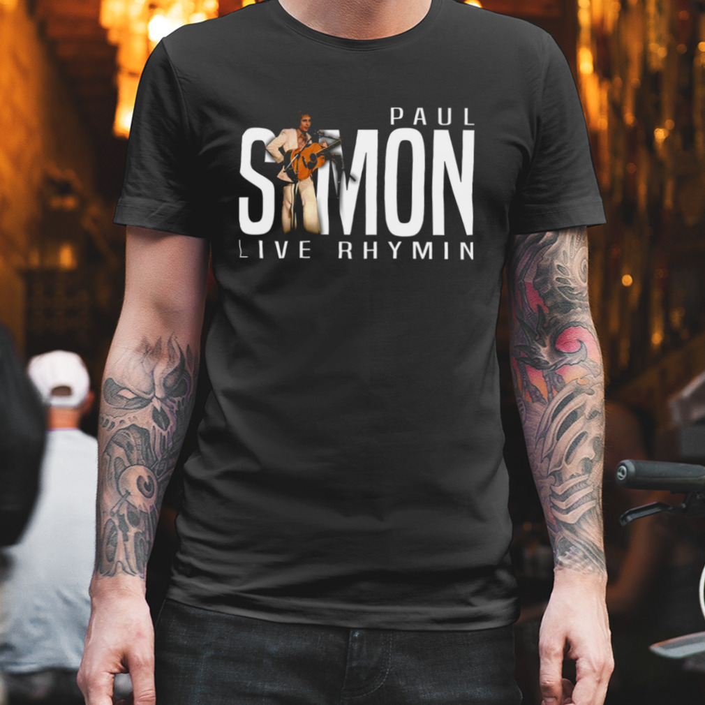 Live Rhymin Paul Simon Cute Graphic Gifts Shirt