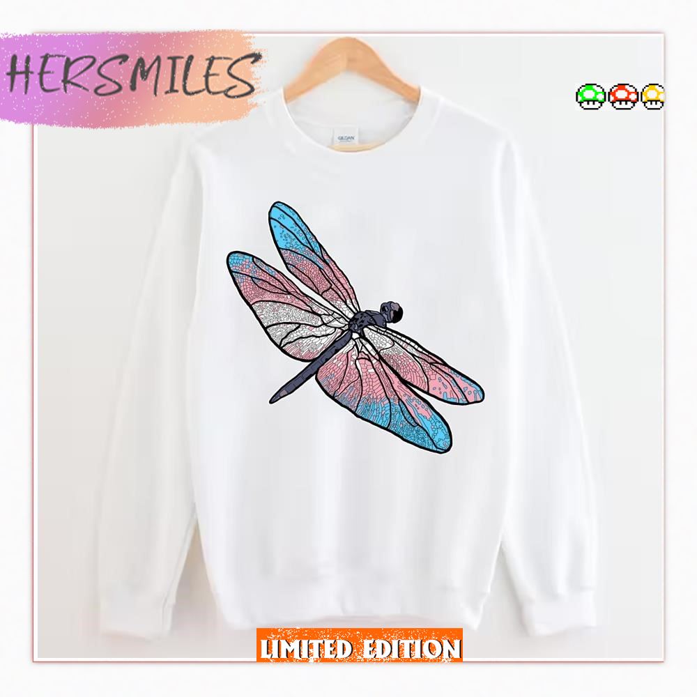 Lovely Design Transgender Dragonfly Lgbtq Pride Month  T-shirt