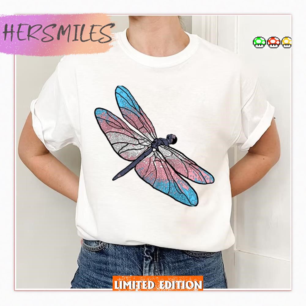 Lovely Design Transgender Dragonfly Lgbtq Pride Month T-shirt Lovely Design Transgender Dragonfly Lgbtq Pride Month T-shirt