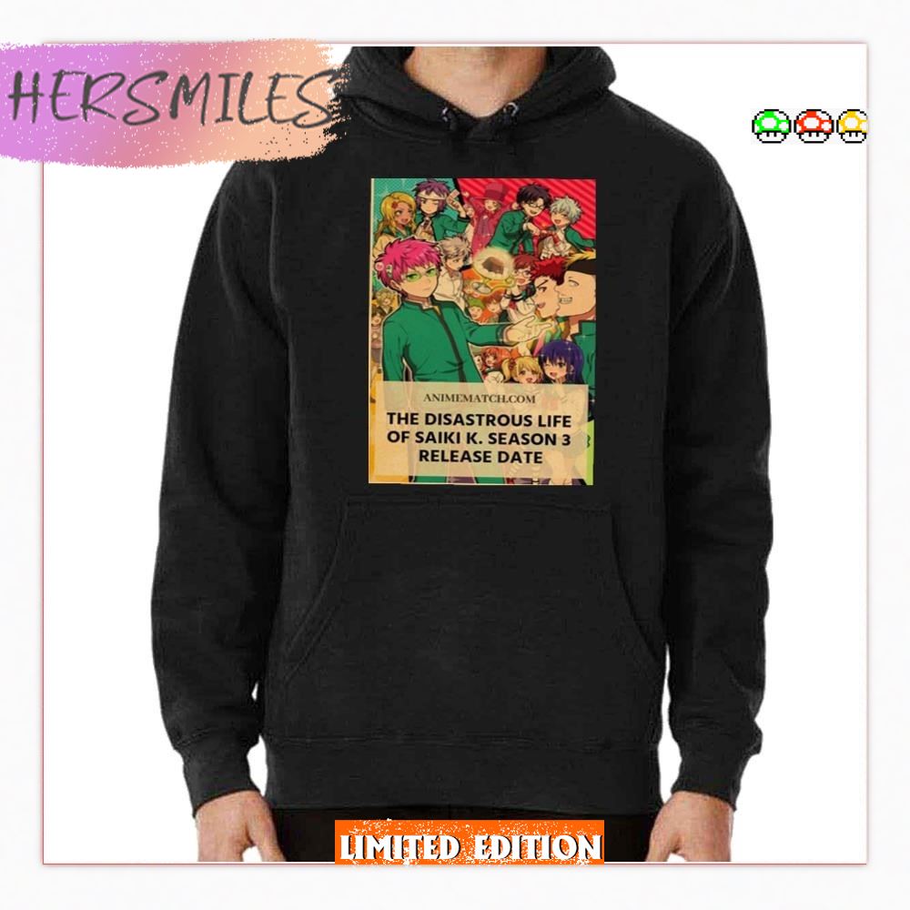 Manga Cover The Disastrous Life Of Saiki K T-shirt