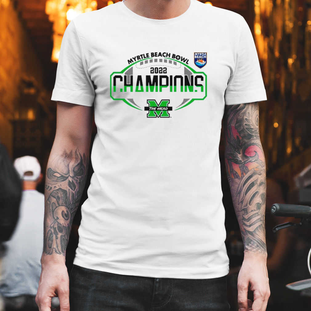 Marshall Thundering Herd 2022 Myrtle Beach Bowl Champions Shirt