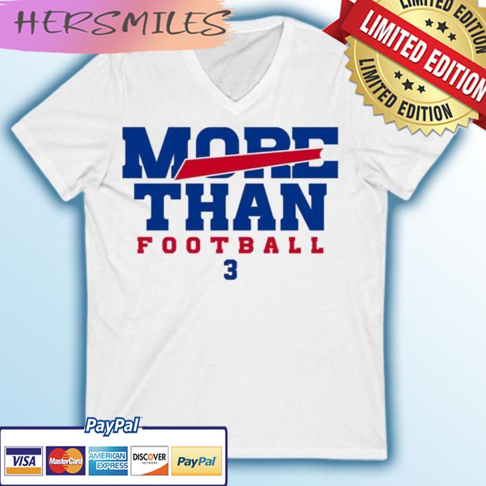 More Than Football 3 Damar Hamlin T-shirt