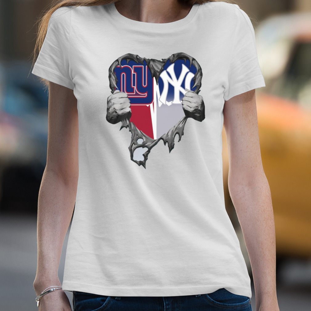 New York Giants And New York Yankees Inside Me Shirt New York Giants And New York Yankees Inside Me Shirt