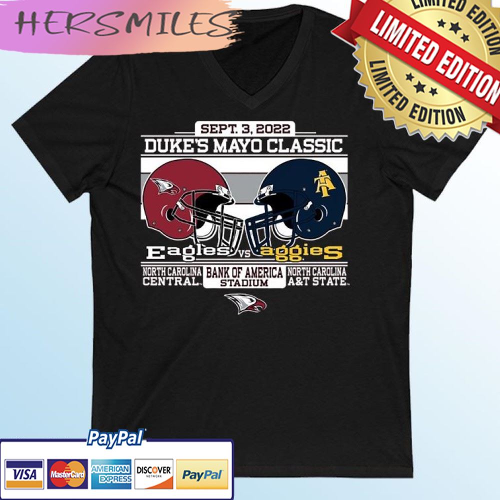 North Carolina Central University Football Duke’s Mayo Classic Bowl T-shirt
