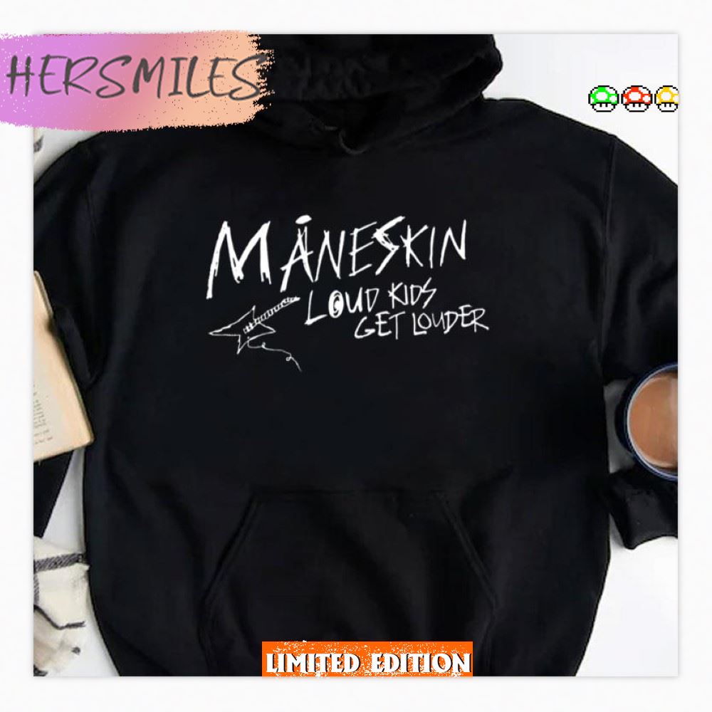 Original Maneskin Loud Kids On Tour  T-Shirt