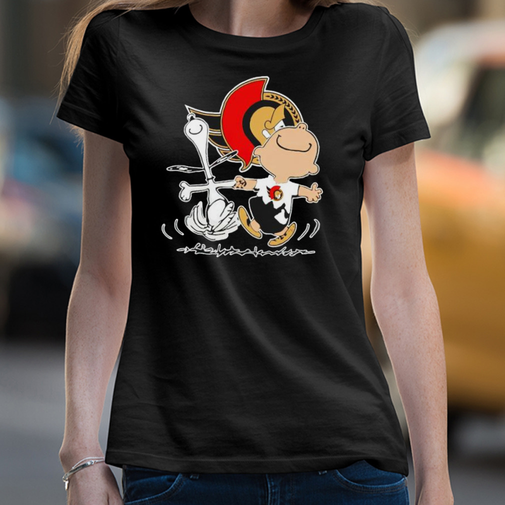 Ottawa Senators Snoopy And Charlie Brown Dancing Shirt Ottawa Senators Snoopy And Charlie Brown Dancing Shirt