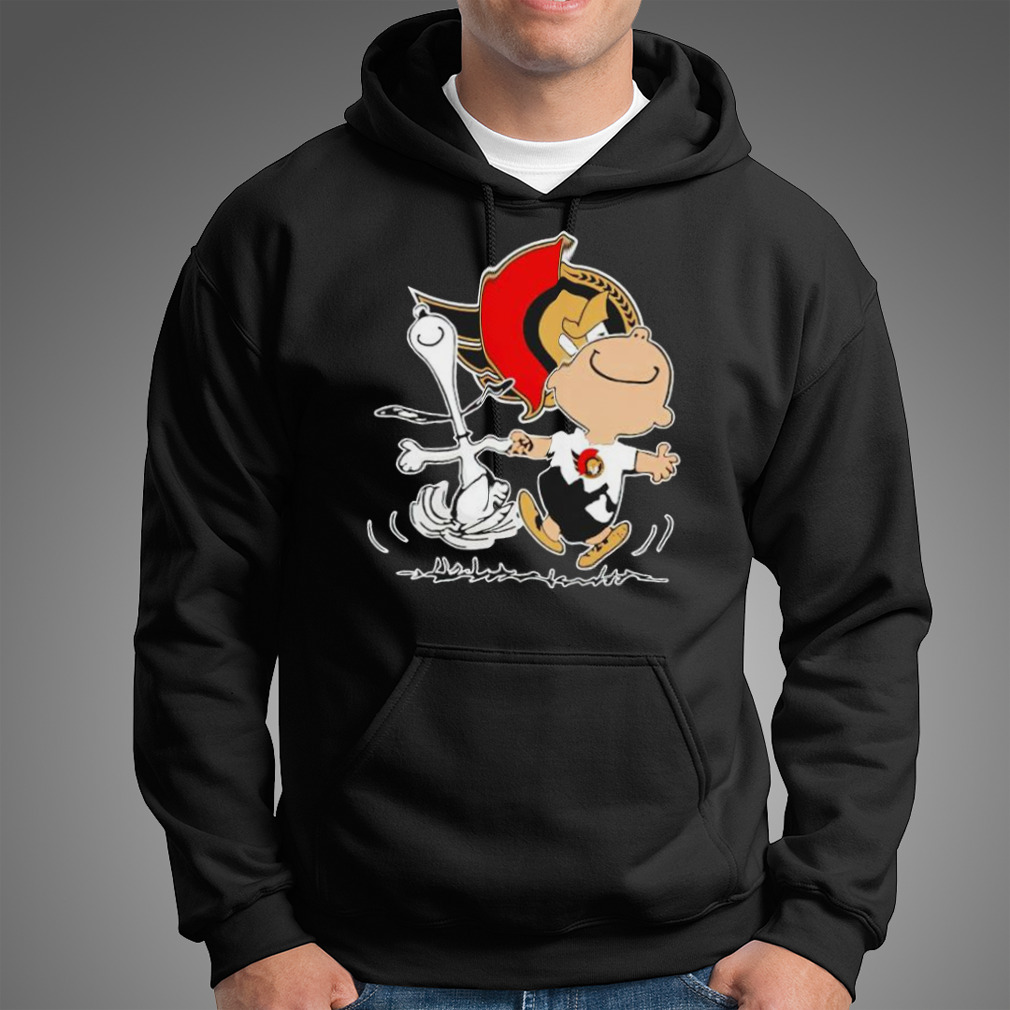 Ottawa Senators Snoopy And Charlie Brown Dancing Shirt Ottawa Senators Snoopy And Charlie Brown Dancing Shirt