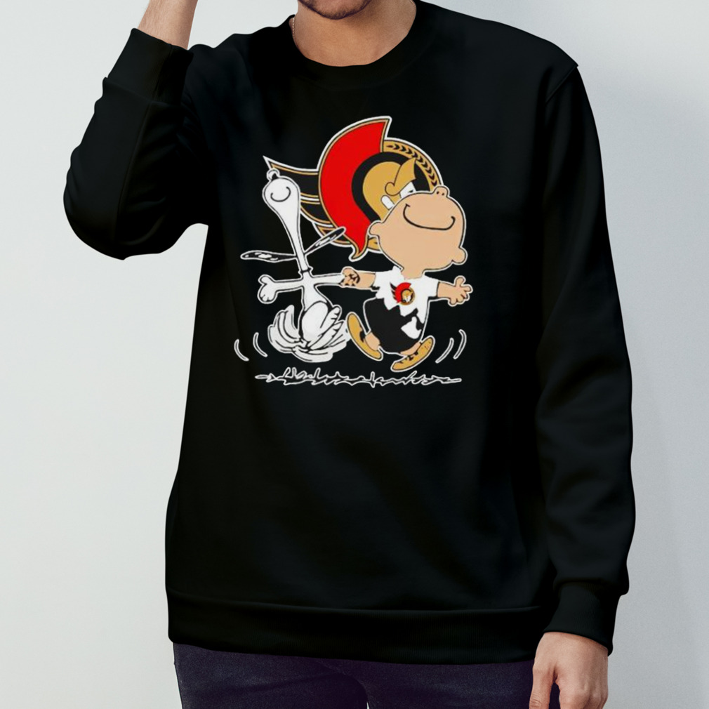 Ottawa Senators Snoopy And Charlie Brown Dancing Shirt