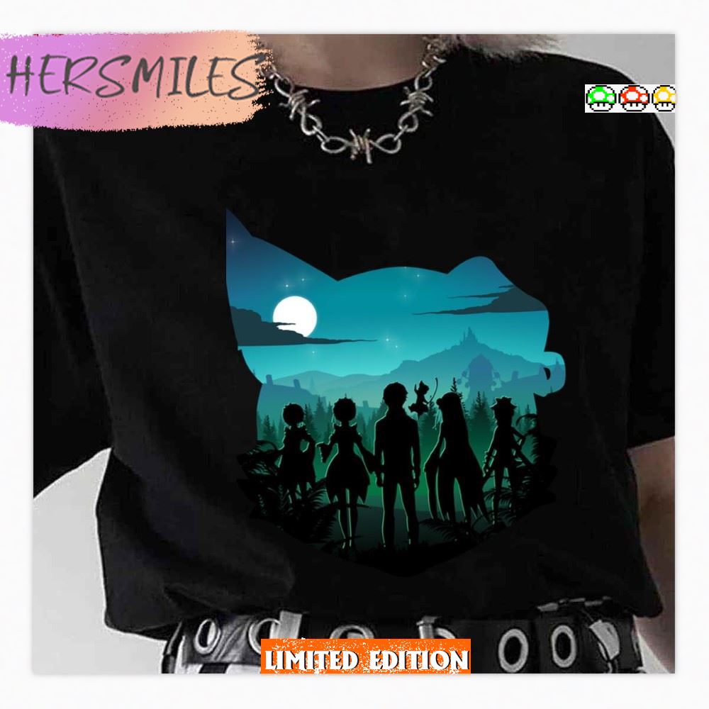Pack Silhouette Zombie Land Saga Artwork  T-Shirt
