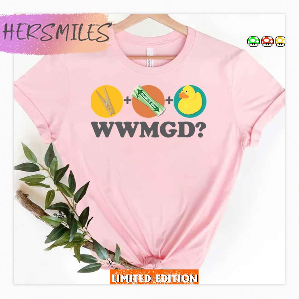 Peg Gum Duck What Would Macgyver Do T-shirt Peg Gum Duck What Would Macgyver Do T-shirt