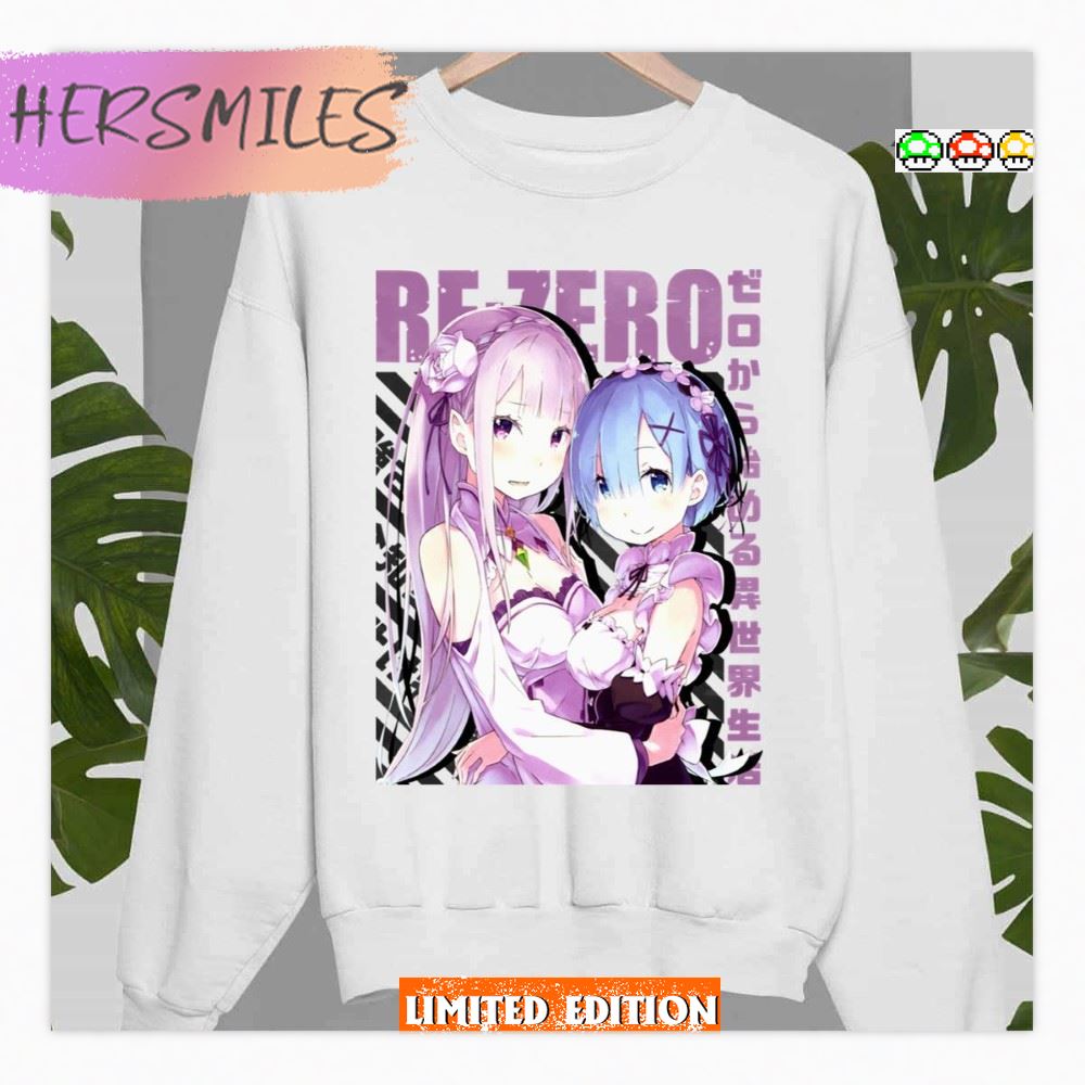 Perfect Gift Rezero Anime Manga Art  T-Shirt