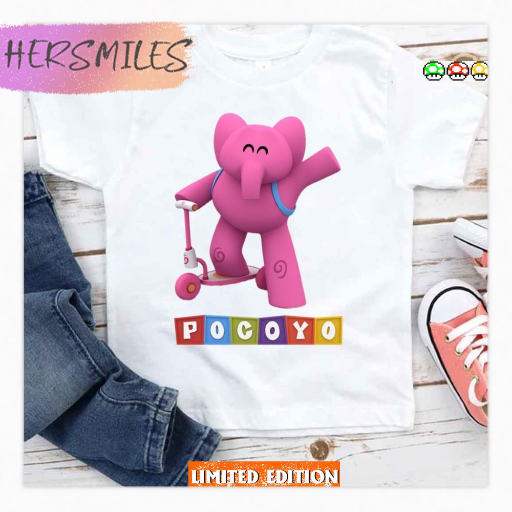 Pink Elephant Pocoyo T-shirt Pink Elephant Pocoyo T-shirt