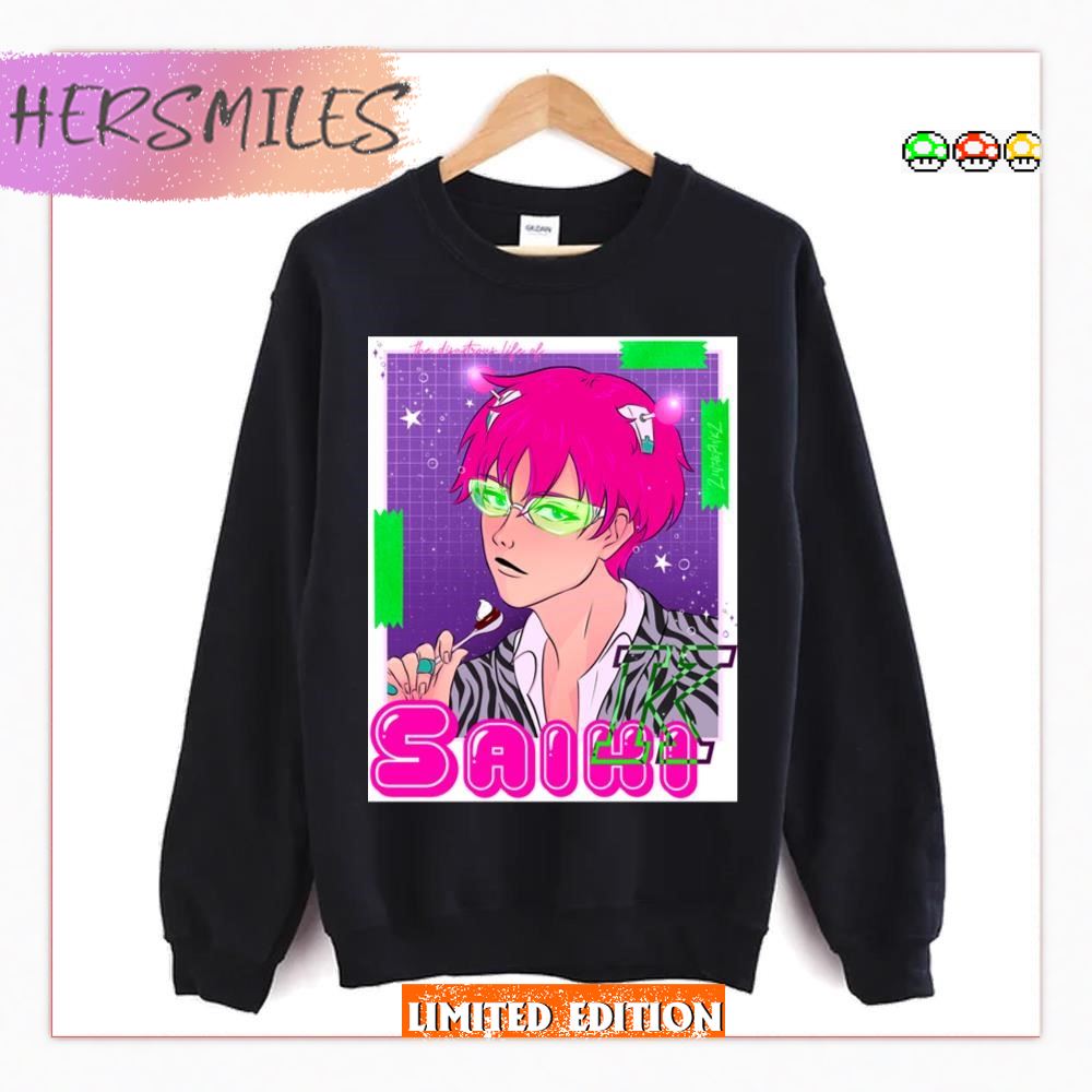 Pink Graphic The Disastrous Life Of Saiki K Saiki T-shirt Pink Graphic The Disastrous Life Of Saiki K Saiki T-shirt
