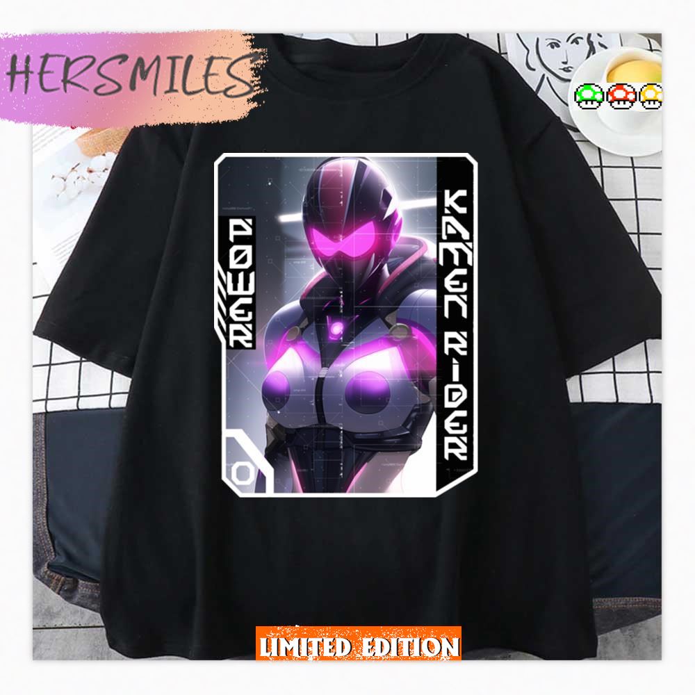 Pink Kamenrider Alternative Universe Female  T-Shirt