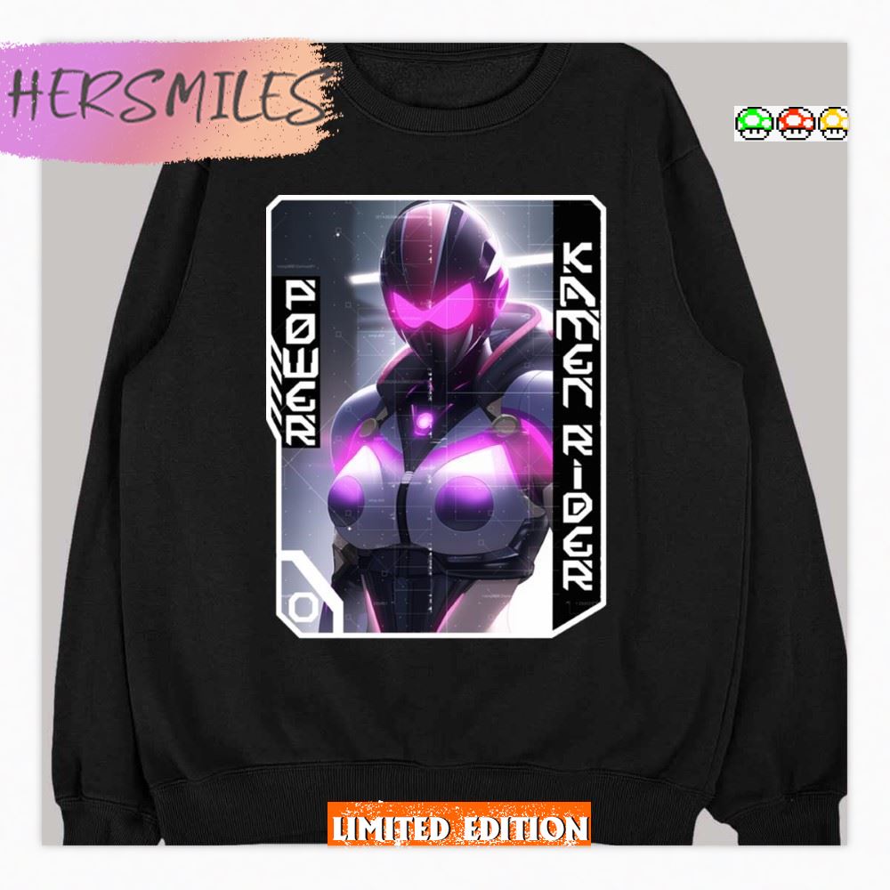 Pink Kamenrider Alternative Universe Female  T-Shirt