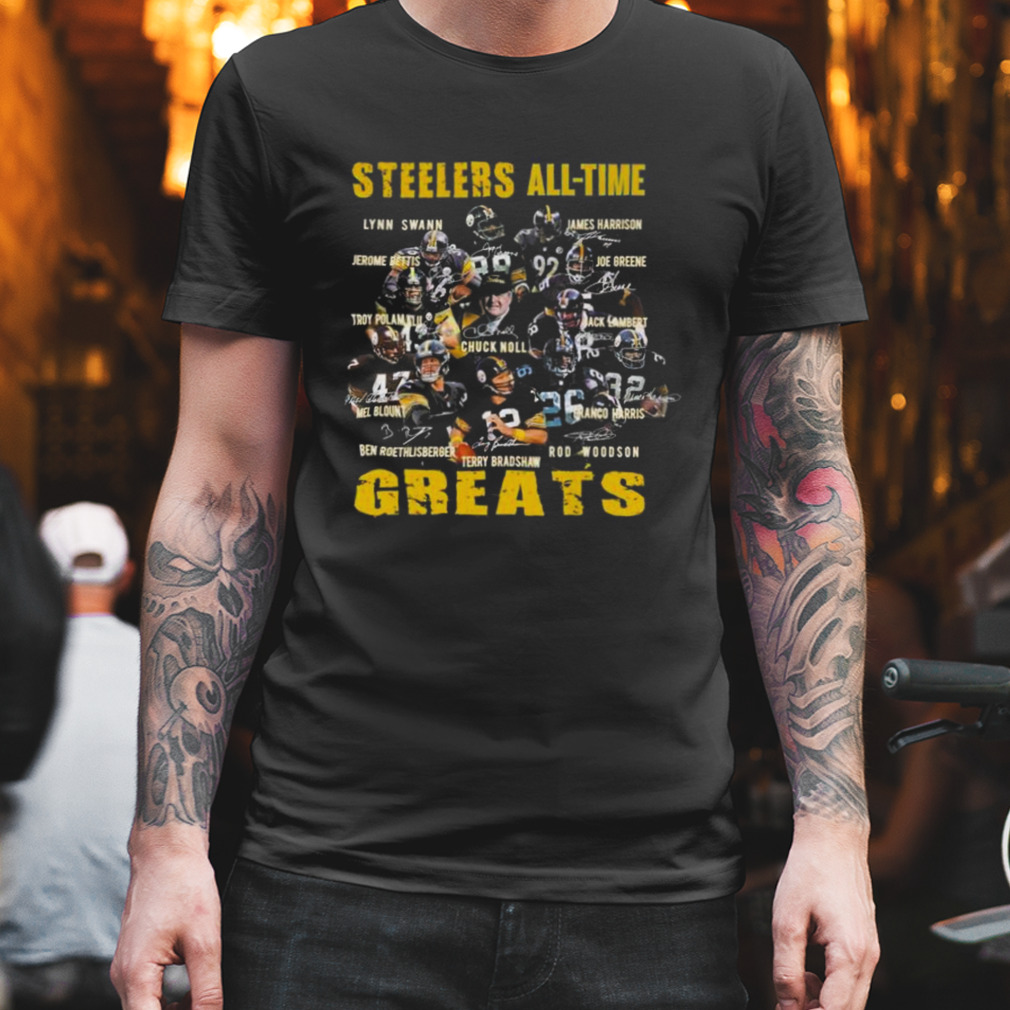 Pittsburgh Steelers All-Time Greats 2022 Signatures Shirt
