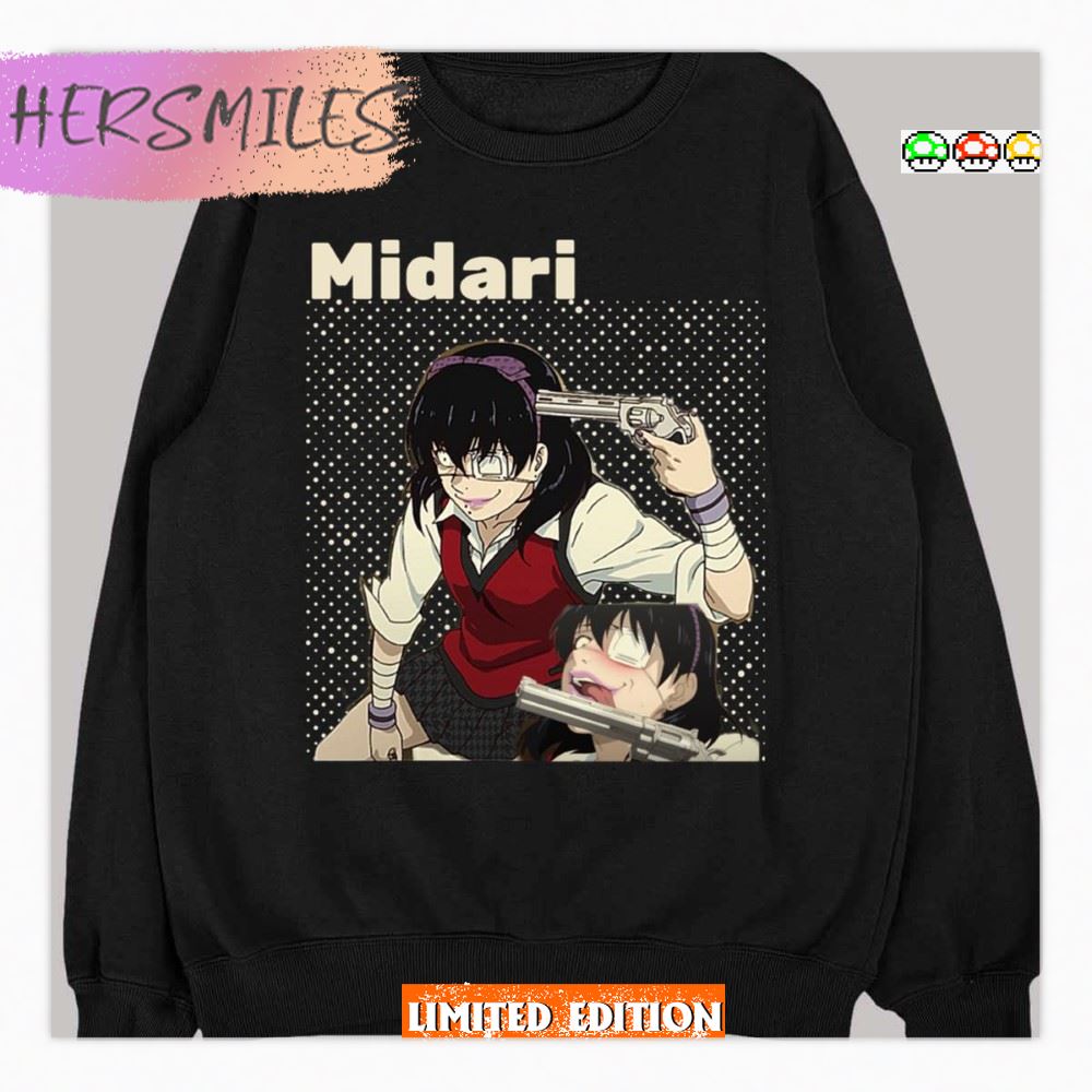 Plway With Guns Kakegurui Midari T-shirt