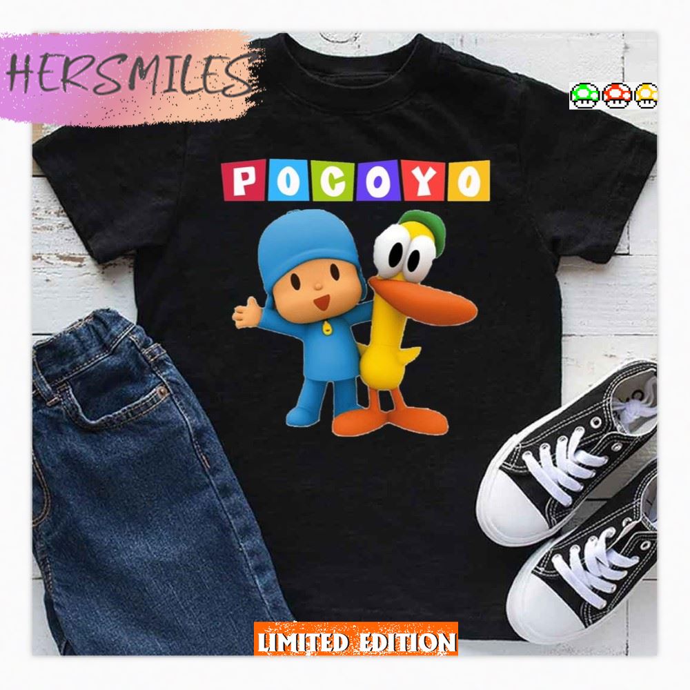 Pocoyo And The Yellow Duck T-shirt