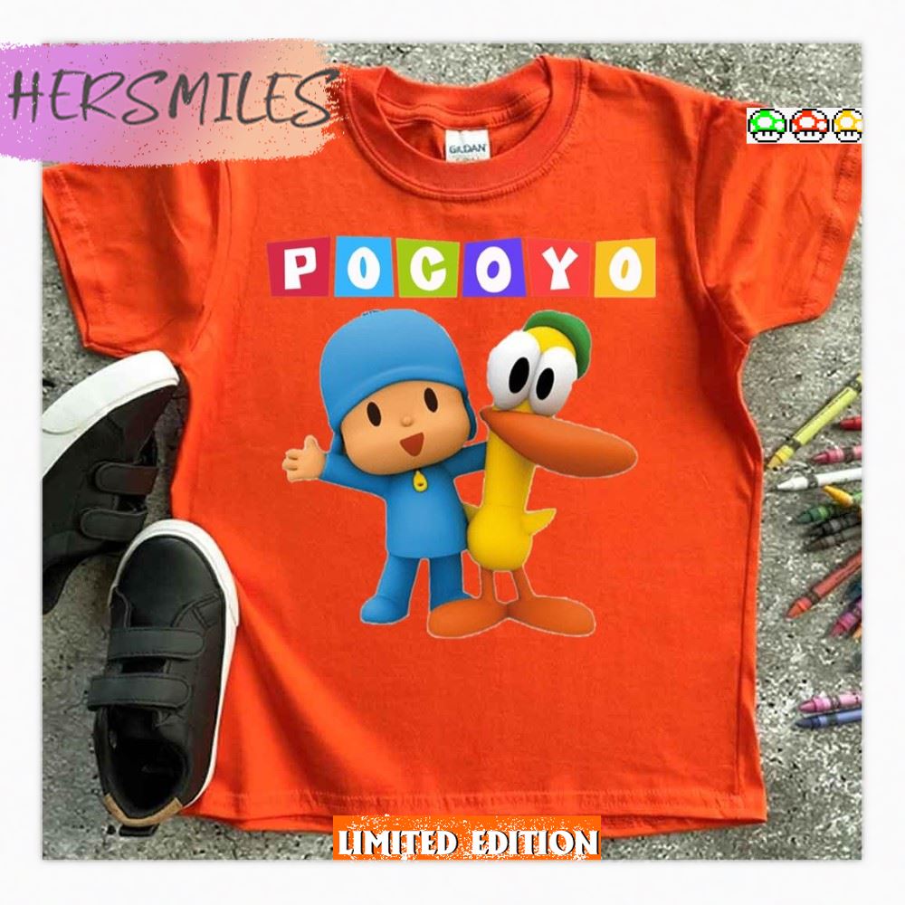 Pocoyo And The Yellow Duck T-shirt Pocoyo And The Yellow Duck T-shirt