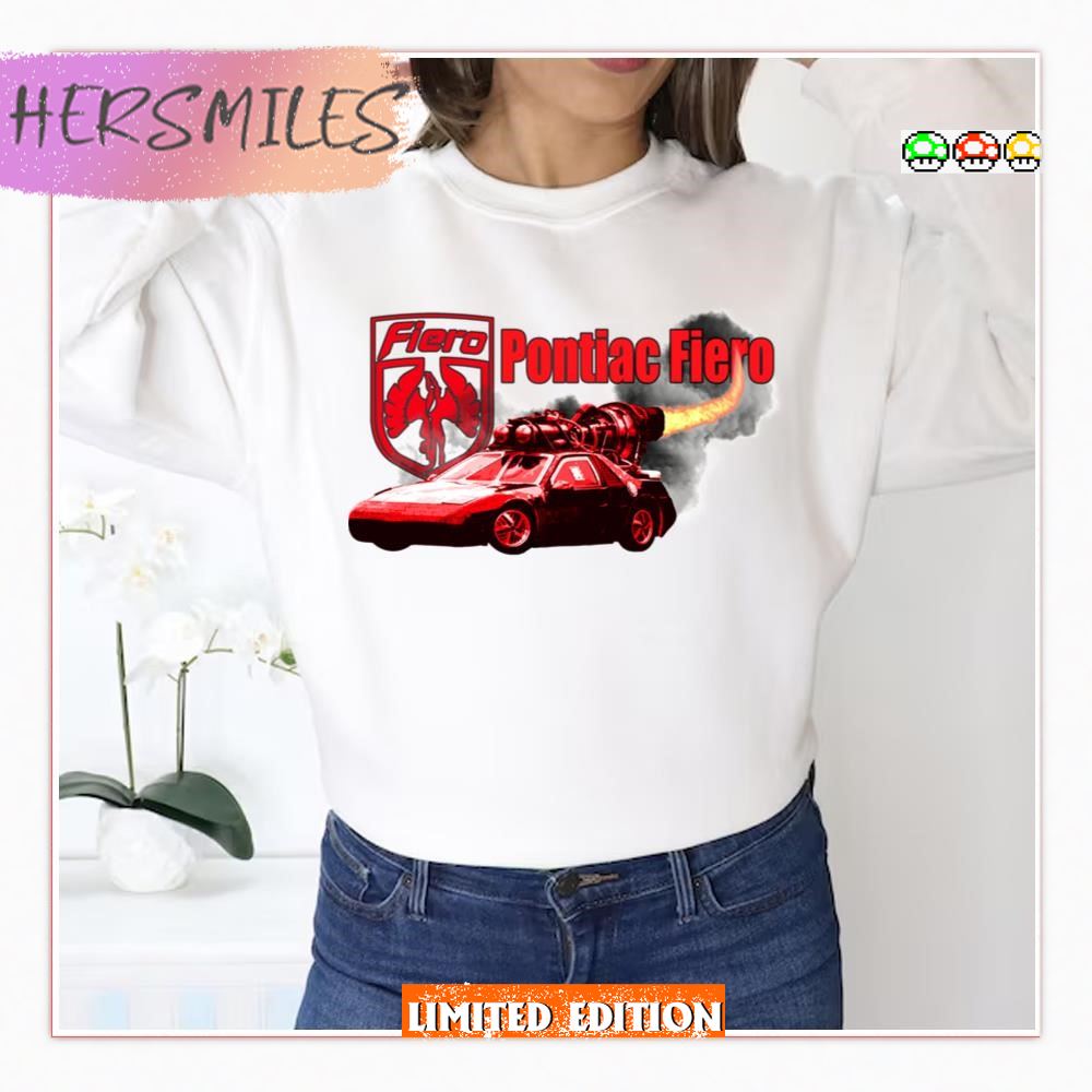 Pontiac Fiero Rocket Animated Design T-shirt