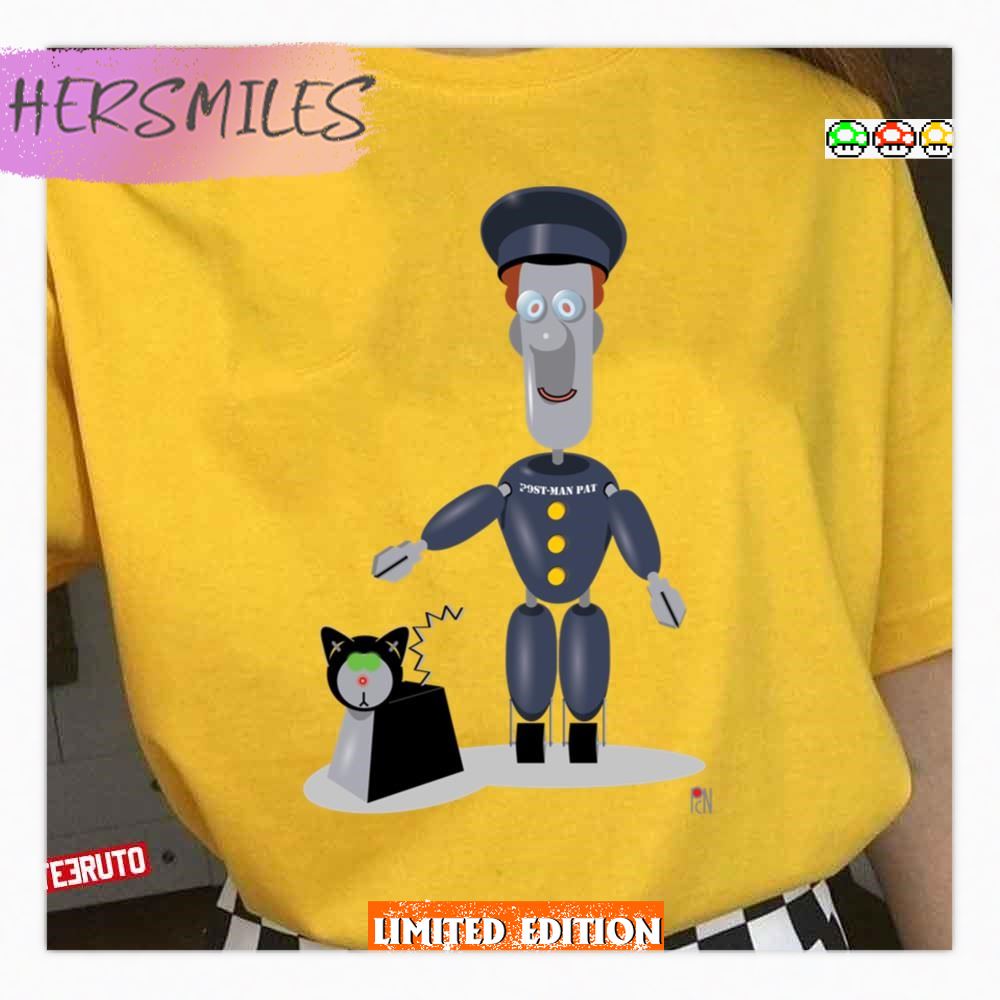 Post Man Pat Cartoon T-shirt