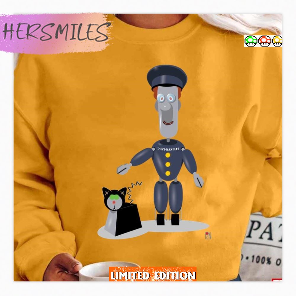 Post Man Pat Cartoon T-shirt