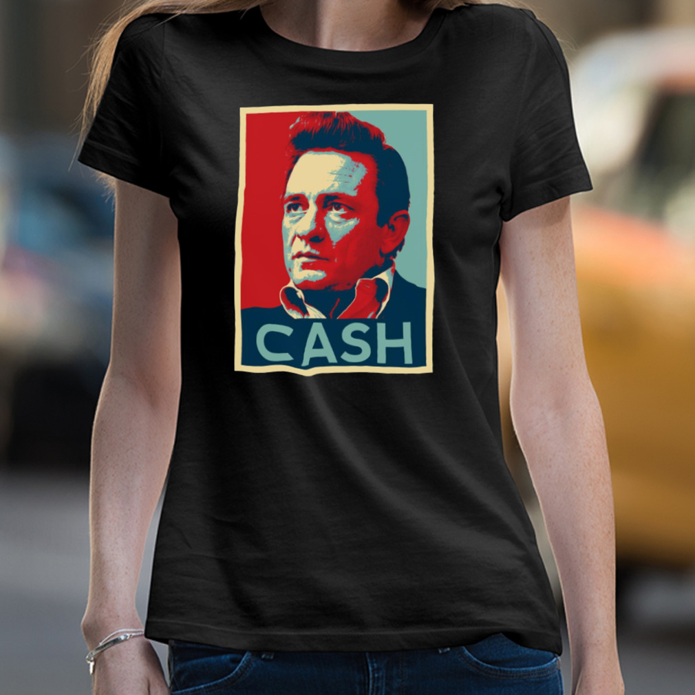 Potrait Retro Johnny Cash Hope Artwork Shirt Potrait Retro Johnny Cash Hope Artwork Shirt