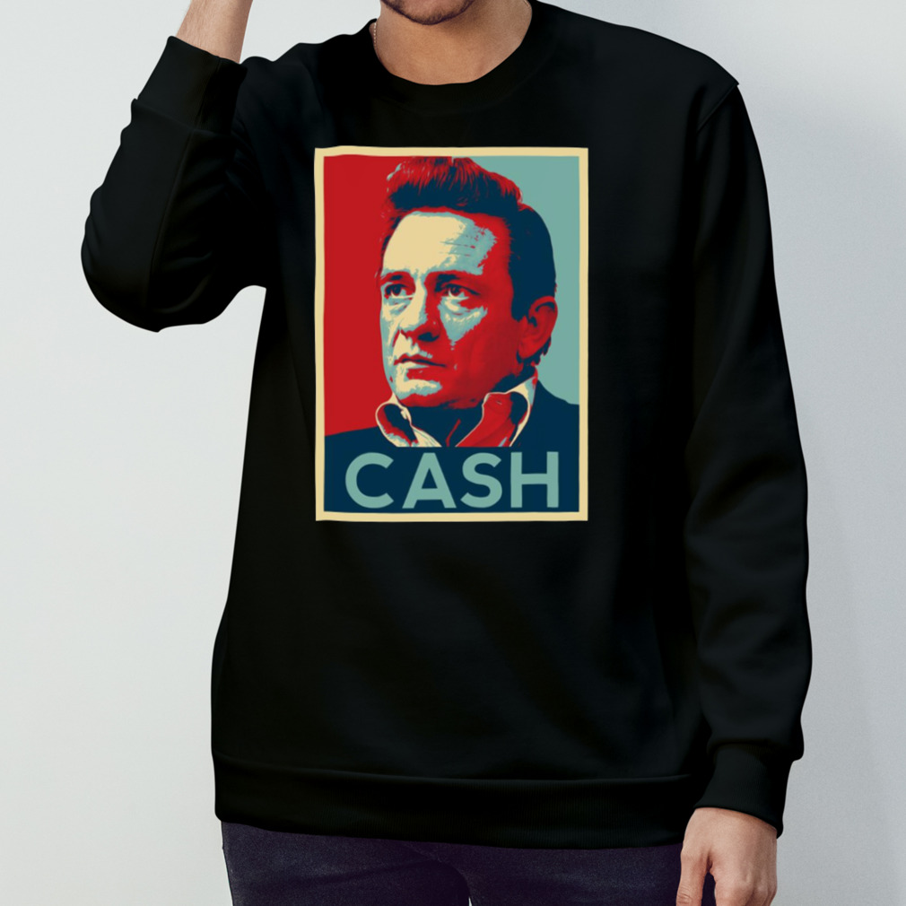 Potrait Retro Johnny Cash Hope Artwork Shirt Potrait Retro Johnny Cash Hope Artwork Shirt