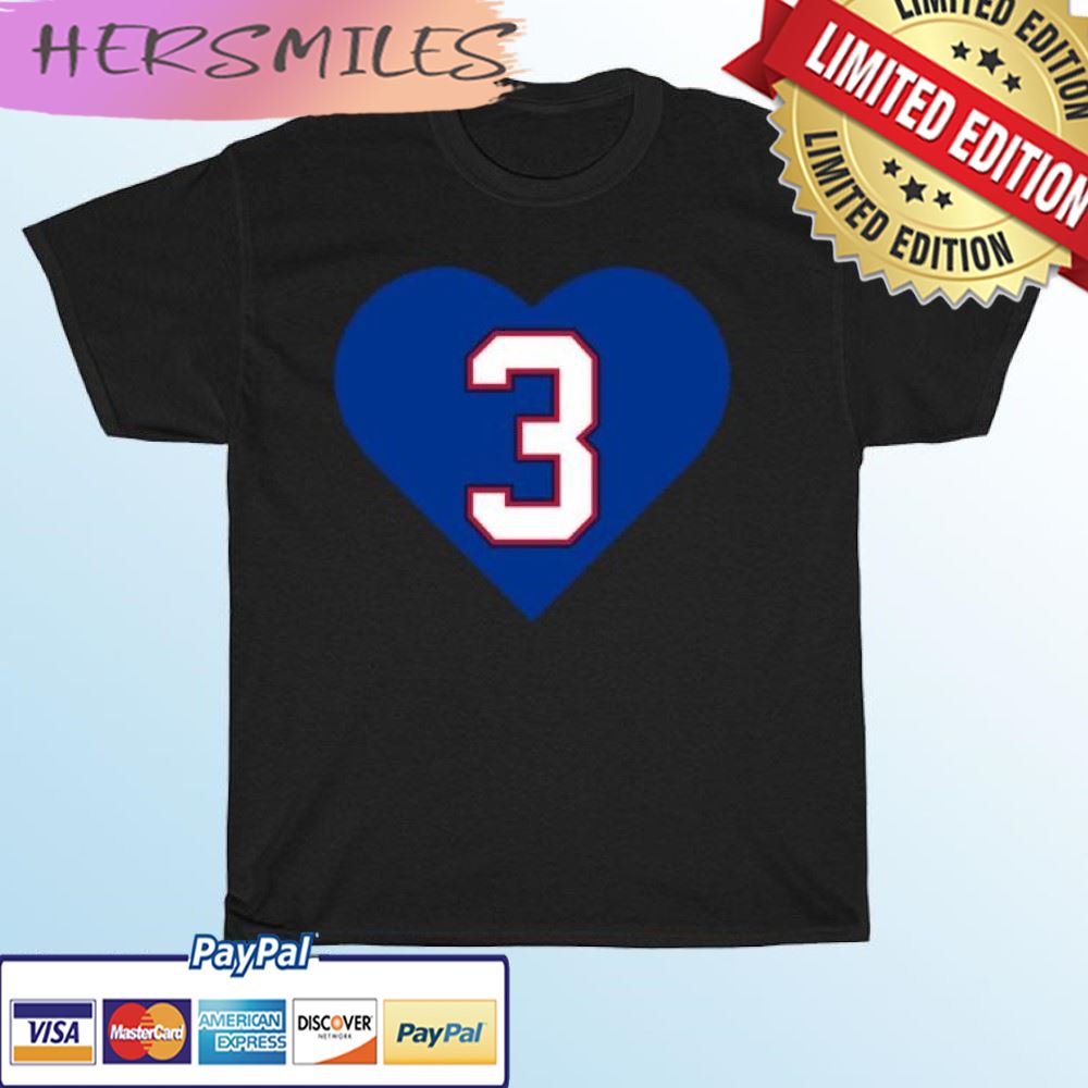 Pray For Damar Hamlin Heart 3 Damar Hamlin T-shirt Pray For Damar Hamlin Heart 3 Damar Hamlin T-shirt
