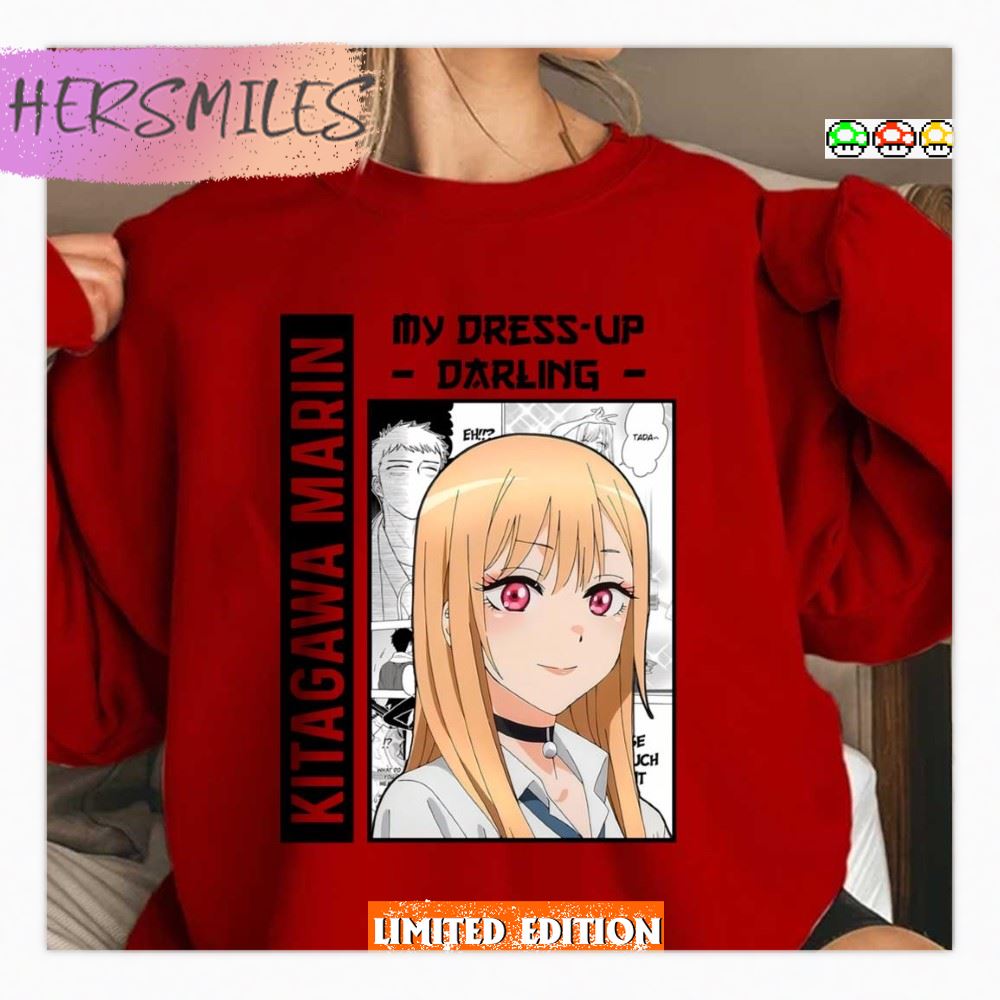 Pretty Red Eyes My Dress Up Darling Marin Kitagawa T-shirt Pretty Red Eyes My Dress Up Darling Marin Kitagawa T-shirt