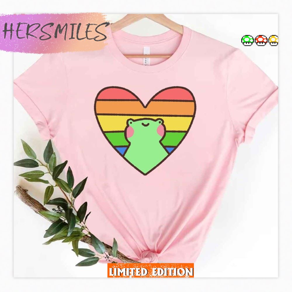 Pride Froggie Heart Lgbtq Pride Month T-shirt Pride Froggie Heart Lgbtq Pride Month T-shirt