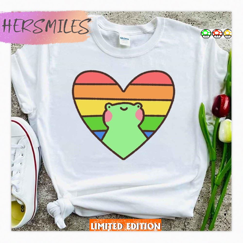 Pride Froggie Heart Lgbtq Pride Month T-shirt Pride Froggie Heart Lgbtq Pride Month T-shirt