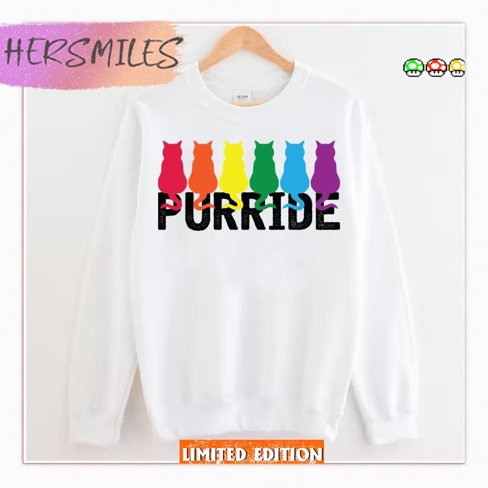 Purride Month Lgbtq Pride Flag  T-shirt