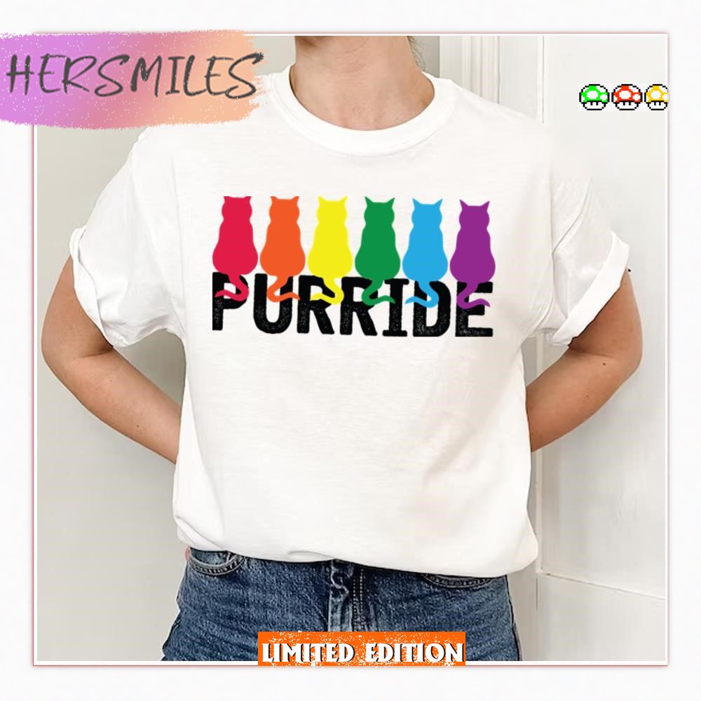 Purride Month Lgbtq Pride Flag T-shirt Purride Month Lgbtq Pride Flag T-shirt